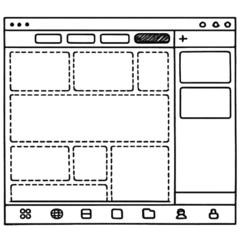 Project wireframe sketch